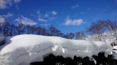 雪の布団